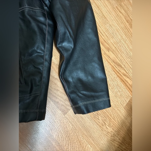 Columbia Men's Biker / Bomber Faux Leather Look Lined Jacket / Coat Size L - Picture 4 of 7